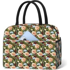 Insulated Reusable Lunch Bag Gardenia 10.8 × 6.3 × 8.85